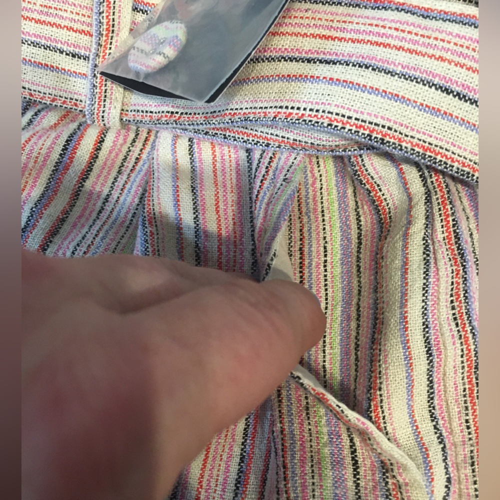 Woman’s striped dress shorts.                         Size -  Small - Picture 7 of 11